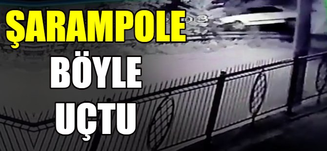 Şarampole böyle uçtu