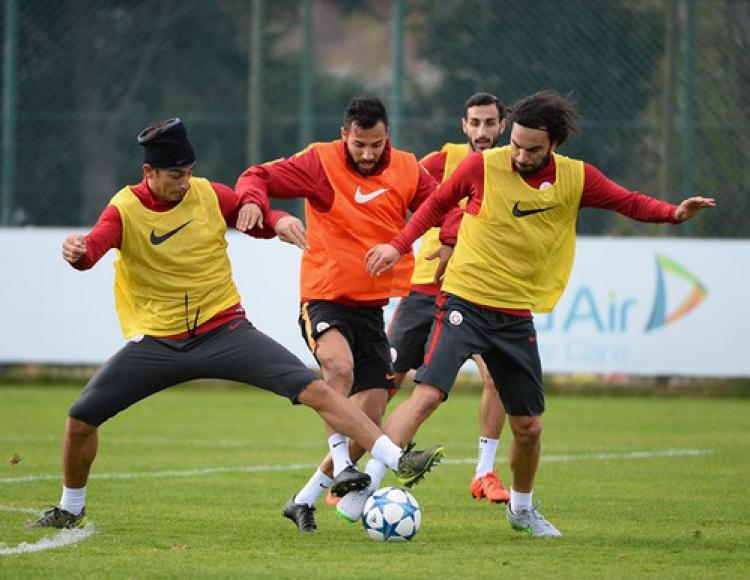 Galatasaray'da Atletico Madrid maçının hazırlıkları devam etti