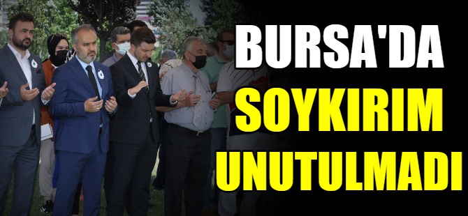 Soykırım kurbanları Bursa'da anıldı