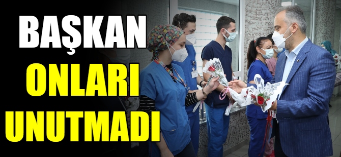 Başkan Aktaş, onları unutmadı