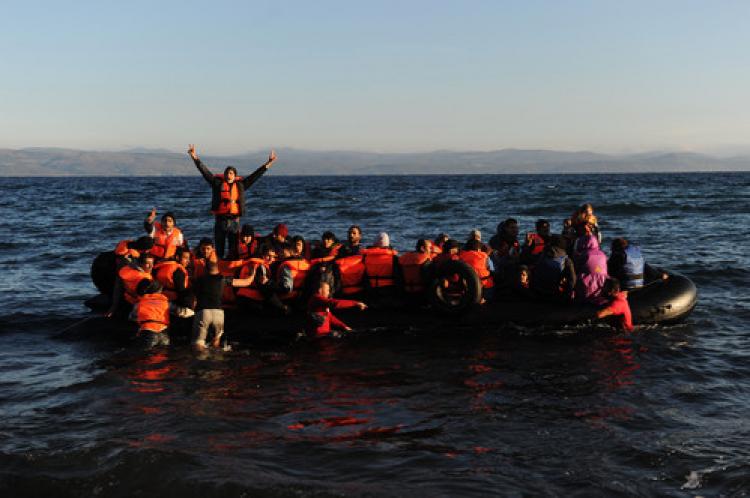 Mültecilerin Midilli yolculuğu