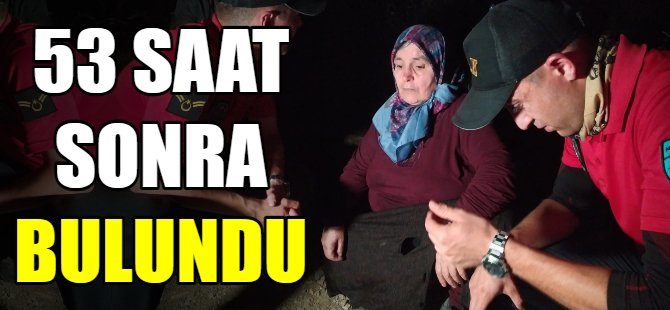 53 saat sonra bulundu