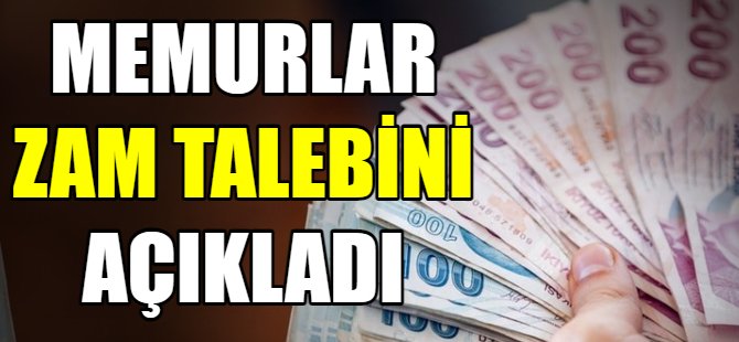 Memur-Sen zam talebini açıkladı