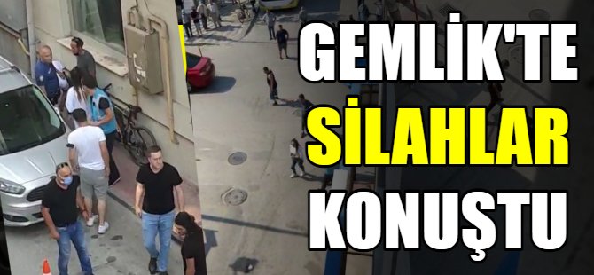 Gemlik'te silahlar konuştu