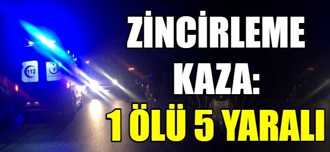Bursa'da kaza: 1 ölü 5 yaralı