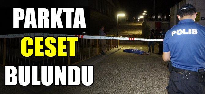 Parkta ceset bulundu