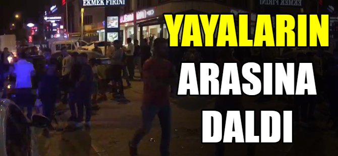 Önce yayalara sonra araçlara çarptı