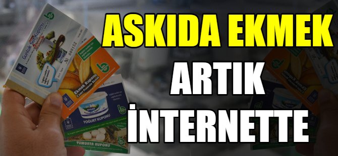 Askıda ekmek internette