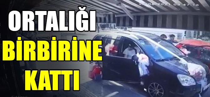 Çocuk sürücü ortalığı birbirine kattı
