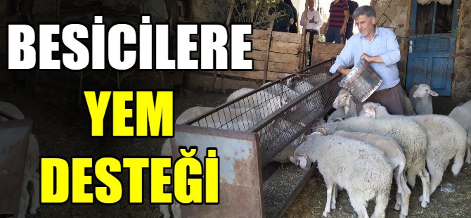 Bursalı besicilere yem desteği