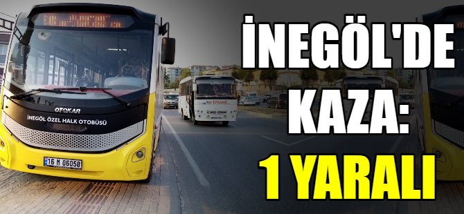 Bursa'da kaza: 1 yaralı