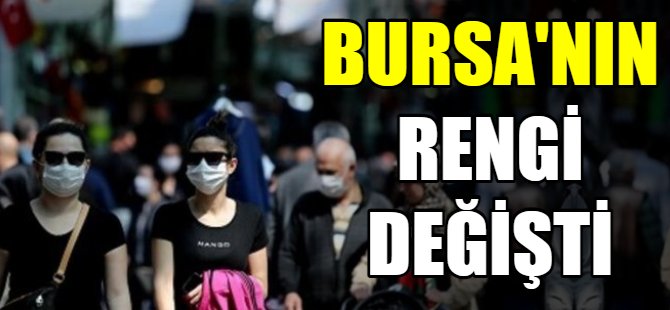 Bursa'nın rengi değişti