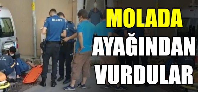 Kardeşini sordular, ayağından vurdular
