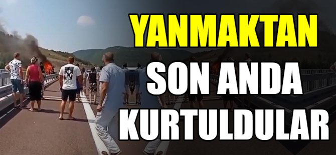 Yanmaktan son anda kurtuldular