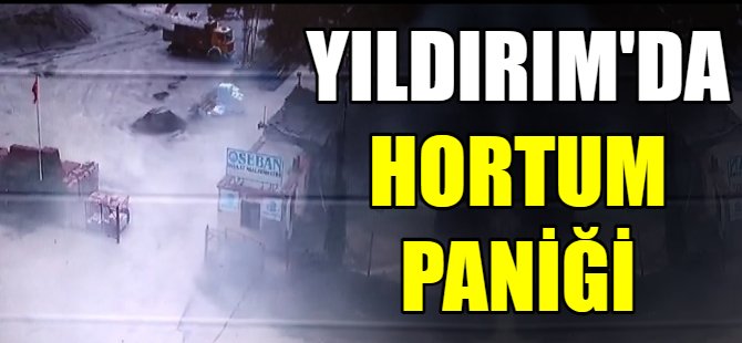 Yıldırım'da hortum paniği