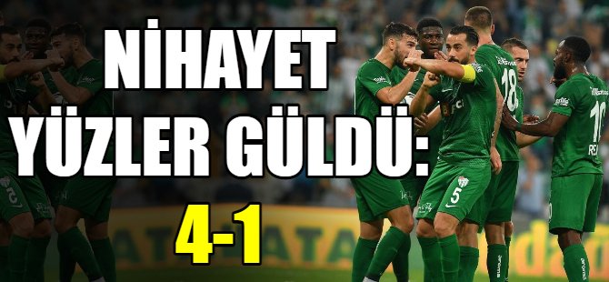 Nihayet yüzler güldü
