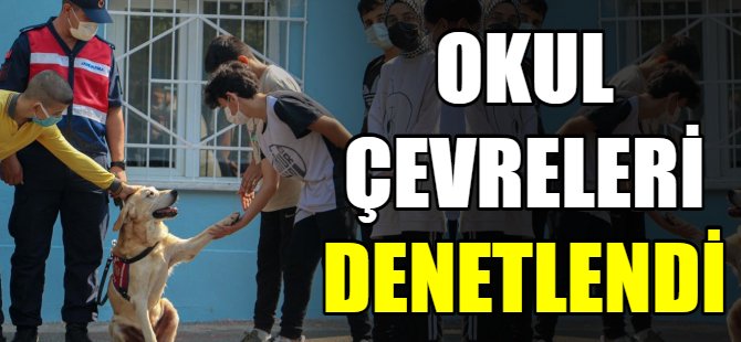 Okul çevreleri denetlendi
