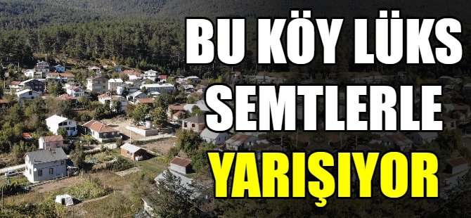 Bu köy lüks semtlerle yarışıyor