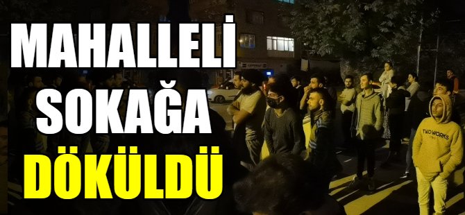 Mahalle sokağa döküldü