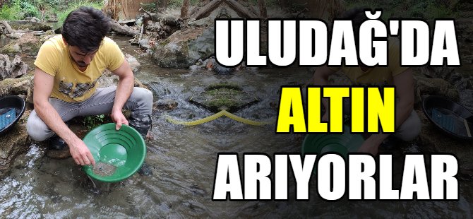 Altın avcıları Uludağ'da