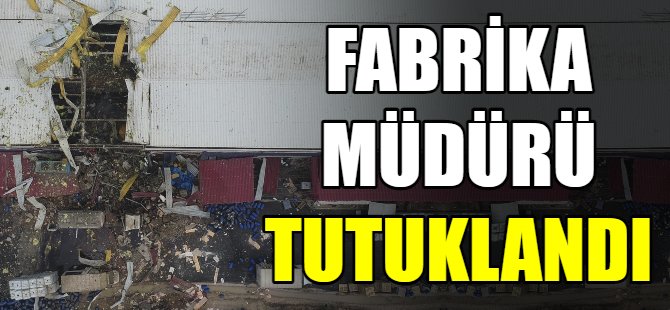 Kestel'de patlama: Müdür tutuklandı