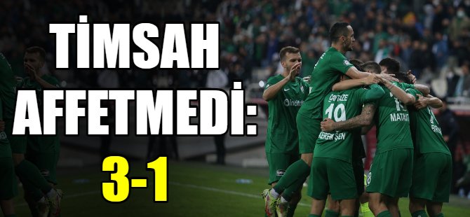 Bursaspor: 3 - Boluspor: 1