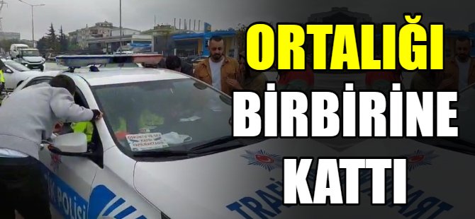 Bursa'da çalıntı araçla kaza