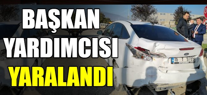 Başkan yardımcısı yaralandı