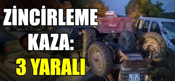 Kestel'de zincirleme kaza!