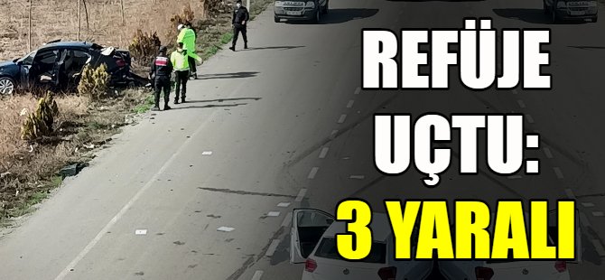 Refüje uçtu: 3 yaralı