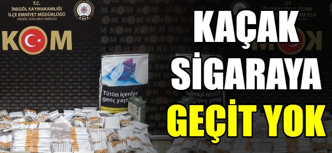 Kaçak sigara operasyonu