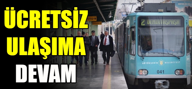 Sağlıkçılara ücretsiz ulaşım