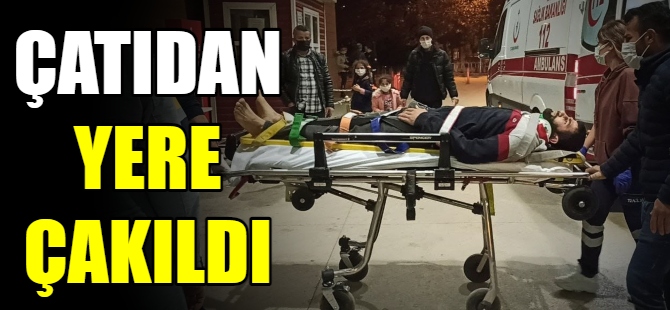 Baca temizlerken çatıdan düştü