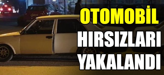 Araç hırsızları yakalandı