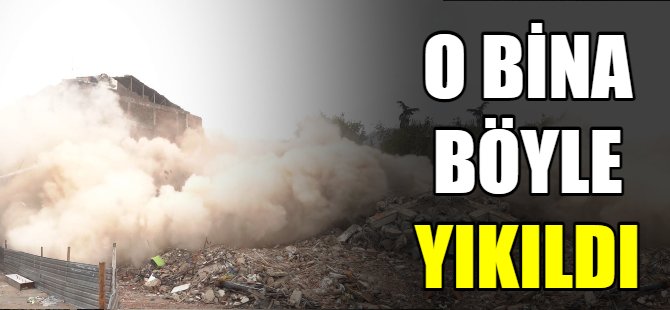 Tarihi çarşıyı gölgeleyen bina yıkıldı