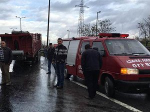 Yolcu otobüsüyle TIR'ın çarpıştığı kazada, 25 kişi yaralandı.