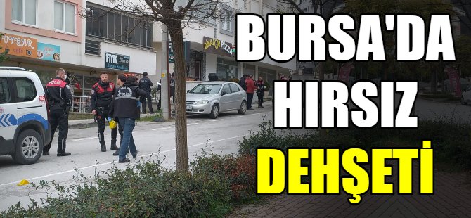 Dayak yiyen hırsız kurşun yağdırdı