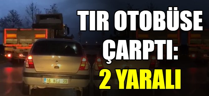 Bursa'da kaza "geliyorum" dedi
