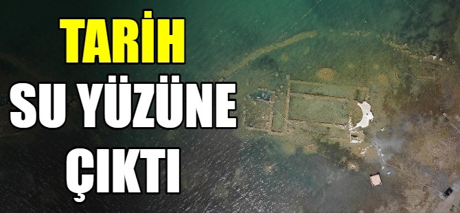 Tarihi bazilika su üstüne çıktı
