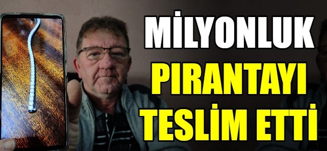 Bulduğu pırlantayı sahibine teslim etti