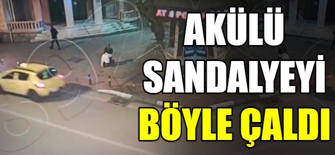 Engelli taklidi yapan hırsız yakalandı