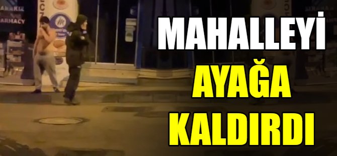 Kendi kendine boks maçı yaptı
