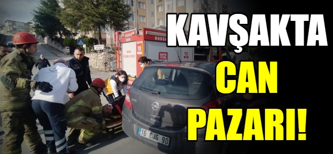 Bursa'da kaza:2 kişi yaralandı