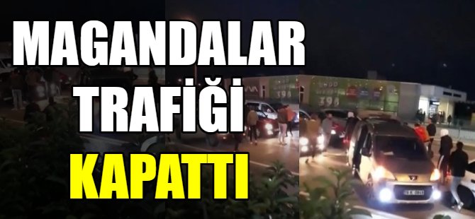 Asker eğlencesi için trafiği kapattılar