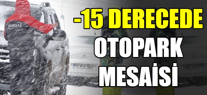 Eksi 15 derecede görevlerini yapıyorlar