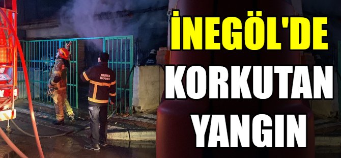 Bursa'da korkutan yangın