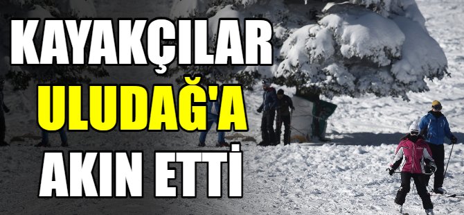 Uludağ kayakçıların gözdesi