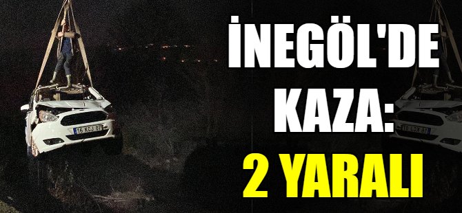 Kontrolden çıkan araç dereye uçtu