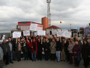 Mudanya’da sessiz eylem
