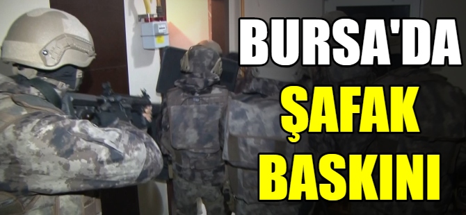 Bursa'da uyuşturucu operasyonu